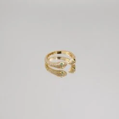 Sadie Double Snake Head Ring -Prya Store P1280410