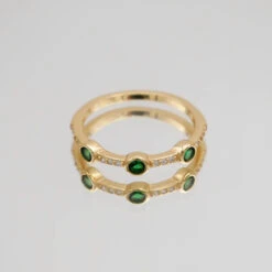 Ellis Emerald Stone Ring