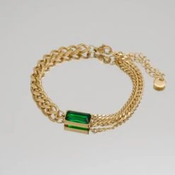 Callie Cuban Contrast Bracelet -Prya Store P1300485