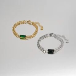 Callie Cuban Contrast Bracelet -Prya Store P1300527