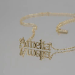Dubai Custom Name Necklace -Prya Store P1310159