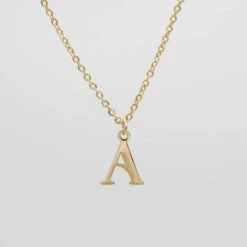 Dubai Initial Necklace