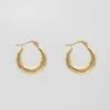 Lina Hoop Earrings | Gold