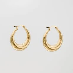 Lina Hoop Earrings | Gold -Prya Store P1310588