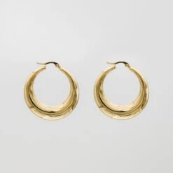 Lina Hoop Earrings | Gold -Prya Store P1310591