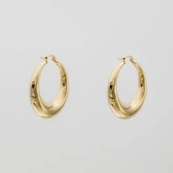 Lina Hoop Earrings | Gold -Prya Store P1310595
