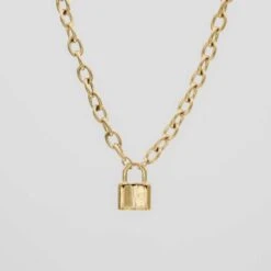 Chunky Lock Necklace -Prya Store P1310666