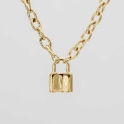Chunky Lock Necklace