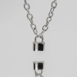 Chunky Lock Necklace -Prya Store P1310668
