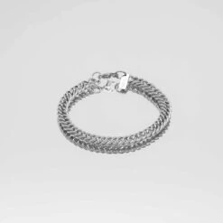 Double Link Curb Chain Bracelet -Prya Store P1310740 2