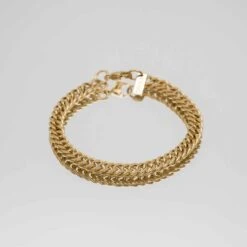 Double Link Curb Chain Bracelet -Prya Store P1310744