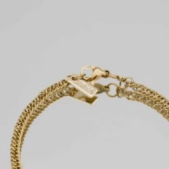 Double Link Curb Chain Bracelet -Prya Store P1310838