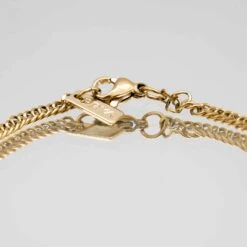 Double Link Curb Chain Bracelet -Prya Store P1310842