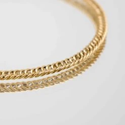 Double Link Curb Chain Bracelet -Prya Store P1310843