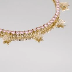 Icy Butterfly Choker (Pink CZ) | PRYA™ -Prya Store P1330948