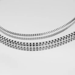 Box Chain Necklace | Silver 20 Box Chain Necklace | Silver -Prya Store P1330997 2