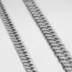 Double Link Curb Chain | Silver -Prya Store P1340017 2