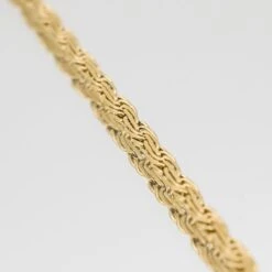 Flat Rope Link Chain | Gold -Prya Store P1340025