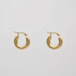 Classic Gold Filled Hoops -Prya Store P1340102