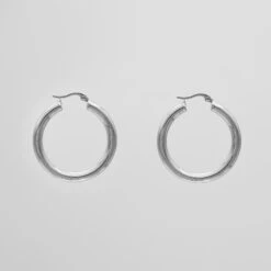 Classic Silver Filled Hoops