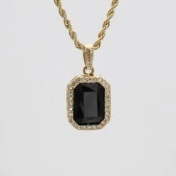 Amelia Onyx Tablet Necklace