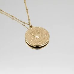 Zodiac Coin Necklace -Prya Store P1370199