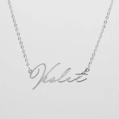 Valencia Custom Name Necklace -Prya Store P1380870 PRYA Necklaces 2