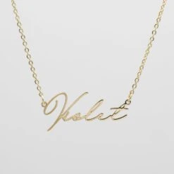 Valencia Custom Name Necklace
