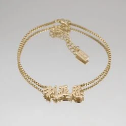 Chinese Custom Name Anklet -Prya Store P1400197 PRYA CustomnameAnklet
