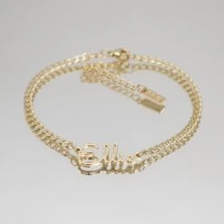 London Custom Name Anklet -Prya Store P1400238 PRYA CustomnameAnklet