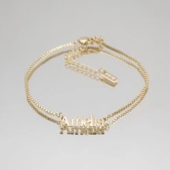 Dubai Custom Name Anklet