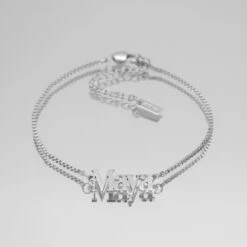 Manhattan Custom Name Anklet -Prya Store P1400478 PRYA CustomnameAnklet