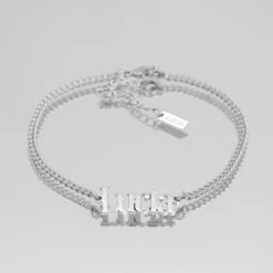 Manhattan Custom Name Anklet -Prya Store P1400502 PRYA CustomnameAnklet