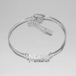 Monaco Custom Name Anklet -Prya Store P1400545 PRYA CustomnameAnklet