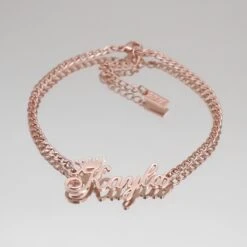 Paris Personalised Name Anklet -Prya Store P1400604 PRYA CustomnameAnklet