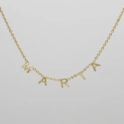 Classic Suspended Custom Name Necklace -Prya Store P1440565 PRYANameNecklace