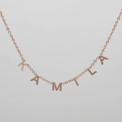 Classic Suspended Custom Name Necklace -Prya Store P1440583 PRYANameNecklace 2