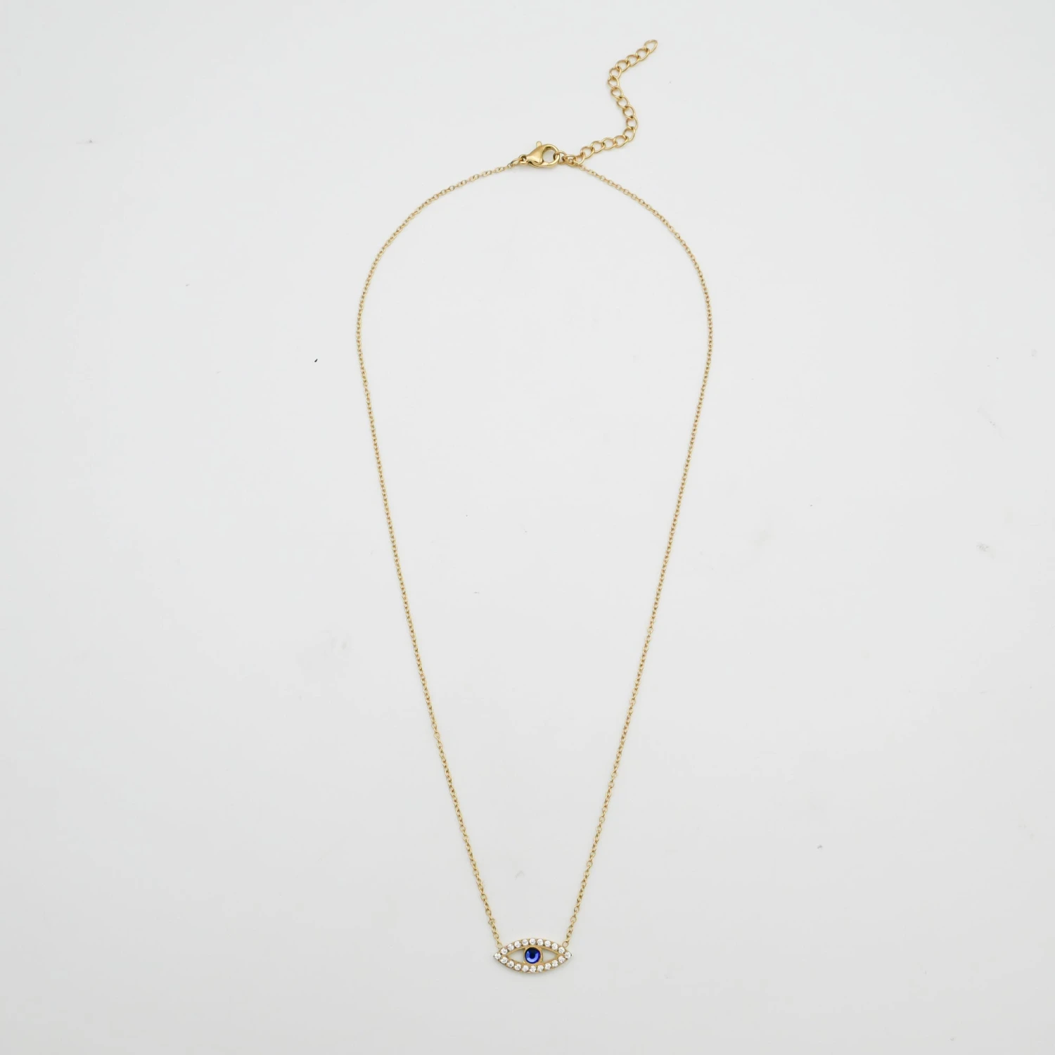 Rhea CZ Eye Necklace 7 Rhea CZ Eye Necklace - Image 7