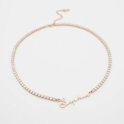 ICY Selina Name Necklace 14 ICY Selina Name Necklace -Prya Store P1700761