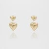 Meela Heart Earrings