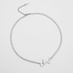 ICY Arabic Name Necklace -Prya Store P1720451 2
