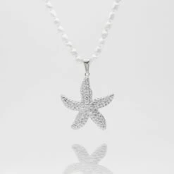 Ariel Starfish Pearl Necklace -Prya Store P1720807 2