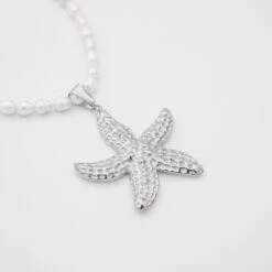 Ariel Starfish Pearl Necklace -Prya Store P1720821 2