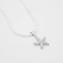 Ariel Starfish Pearl Necklace -Prya Store P1720832 2