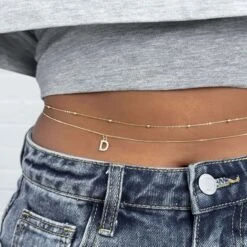 Samara ICY Initial Belly Chain -Prya Store PDP