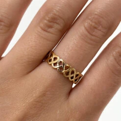 Hallie Heart Knot Ring -Prya Store PDPLS HallieRing 1 2