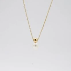 Dara Pearl Drop Necklace -Prya Store PRYA 1460356
