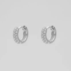Lori CZ Huggie Earrings 10 Lori CZ Huggie Earrings -Prya Store PRYA 1460546 2