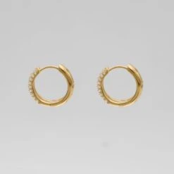 Lori CZ Huggie Earrings 9 Lori CZ Huggie Earrings -Prya Store PRYA 1460562