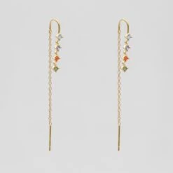 CZ Drop Earrings